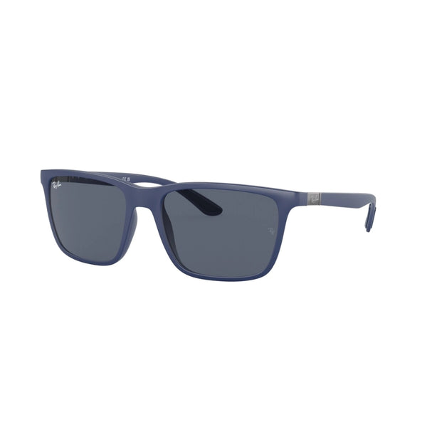 OCCHIALE DA SOLE UOMO RAY-BAN RB 4385 - 601587 BLU