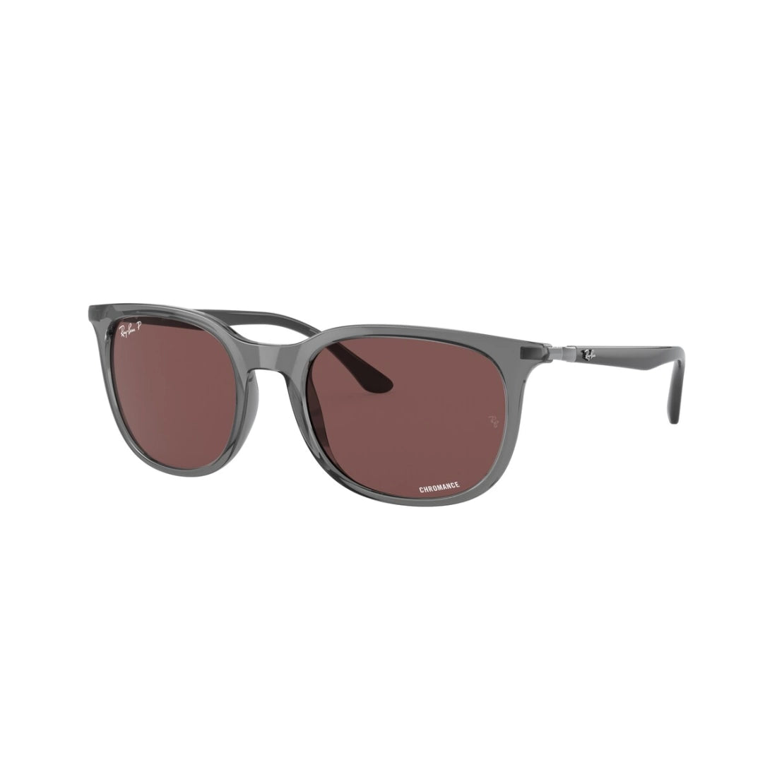 OCCHIALE DA SOLE UNISEX RAY-BAN RB 4386 - 6650AF GRIGIO TRASPARENTE