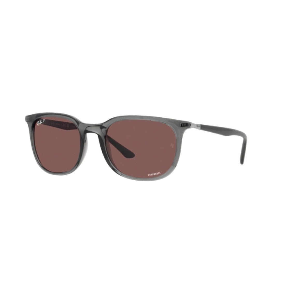 OCCHIALE DA SOLE UNISEX RAY-BAN RB 4386 - 6650AF GRIGIO TRASPARENTE