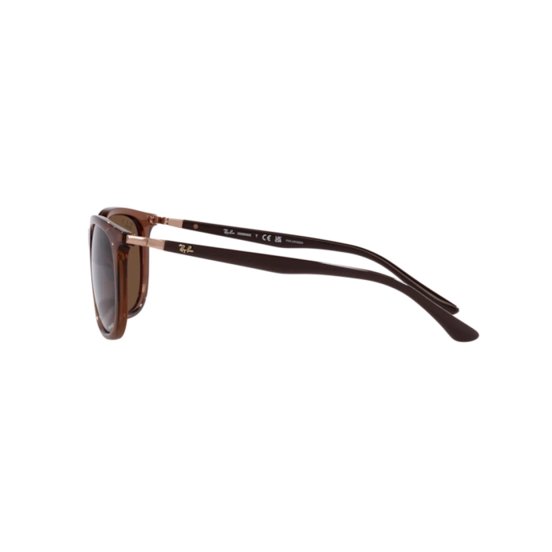 OCCHIALE DA SOLE UNISEX RAY-BAN RB 4386 - 6652AN MARRONE TRASPARENTE
