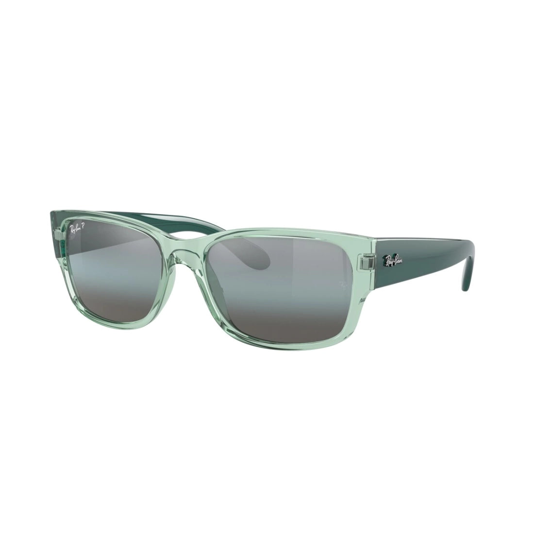 OCCHIALE DA SOLE UNISEX RAY-BAN RB 4388 - 6646G6 VERDE TRASPARENTE CALIBRO 55