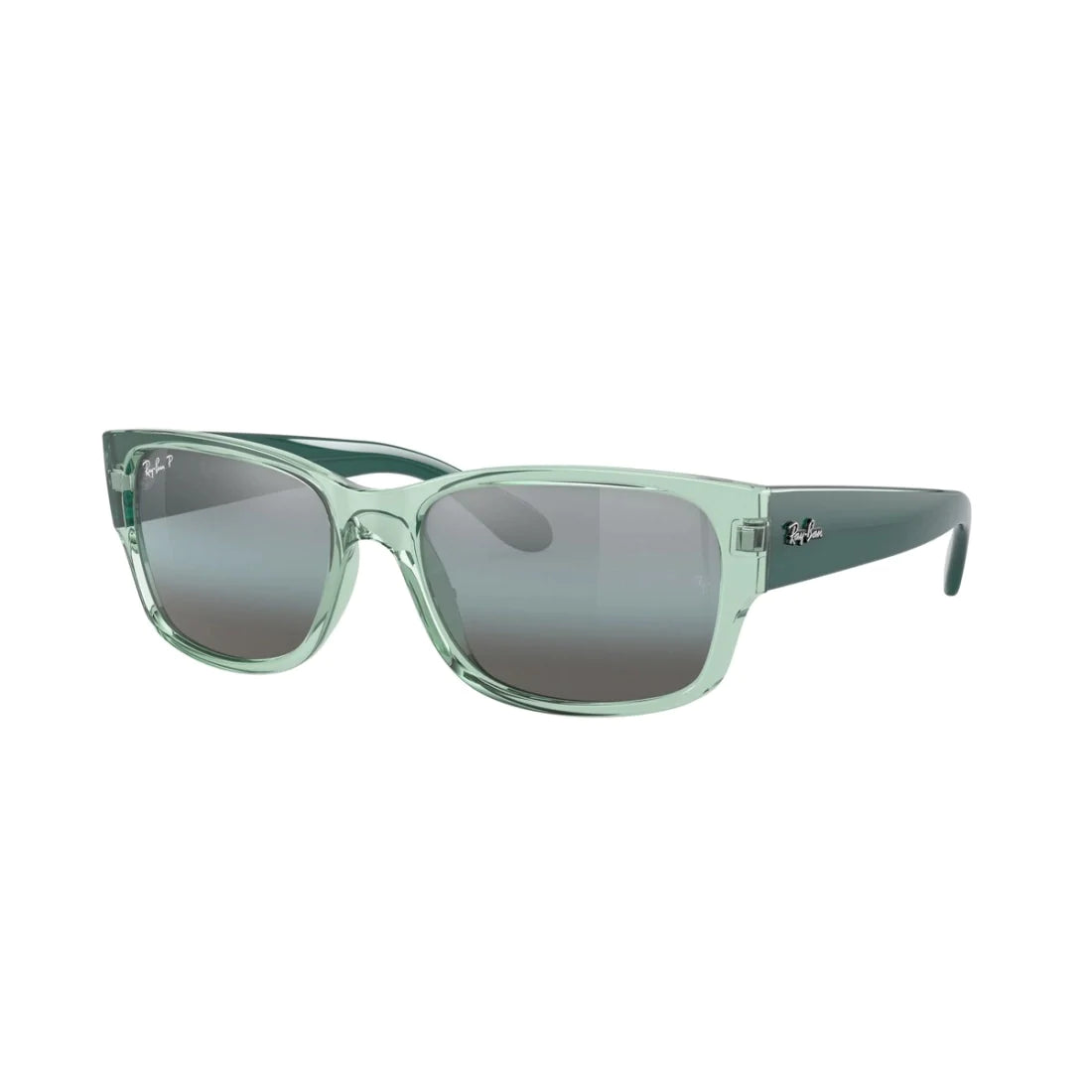OCCHIALE DA SOLE UNISEX RAY-BAN RB 4388 - 6646G6 VERDE TRASPARENTE CALIBRO 58