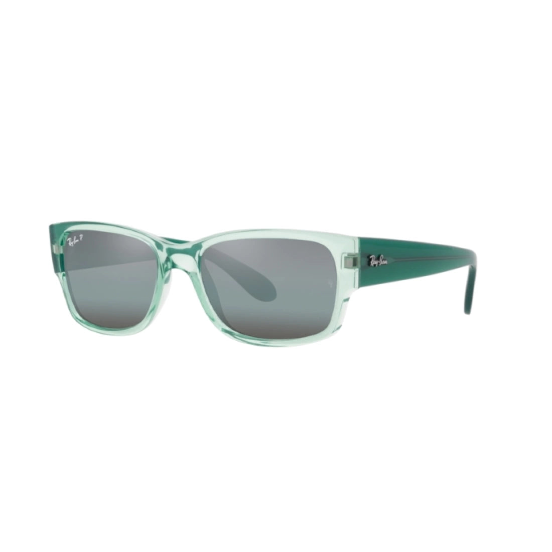 OCCHIALE DA SOLE UNISEX RAY-BAN RB 4388 - 6646G6 VERDE TRASPARENTE CALIBRO 55