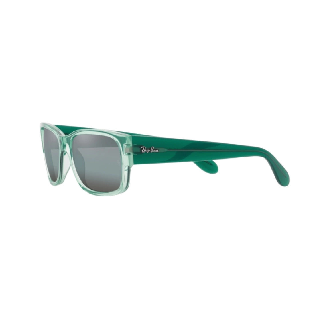 OCCHIALE DA SOLE UNISEX RAY-BAN RB 4388 - 6646G6 VERDE TRASPARENTE CALIBRO 55