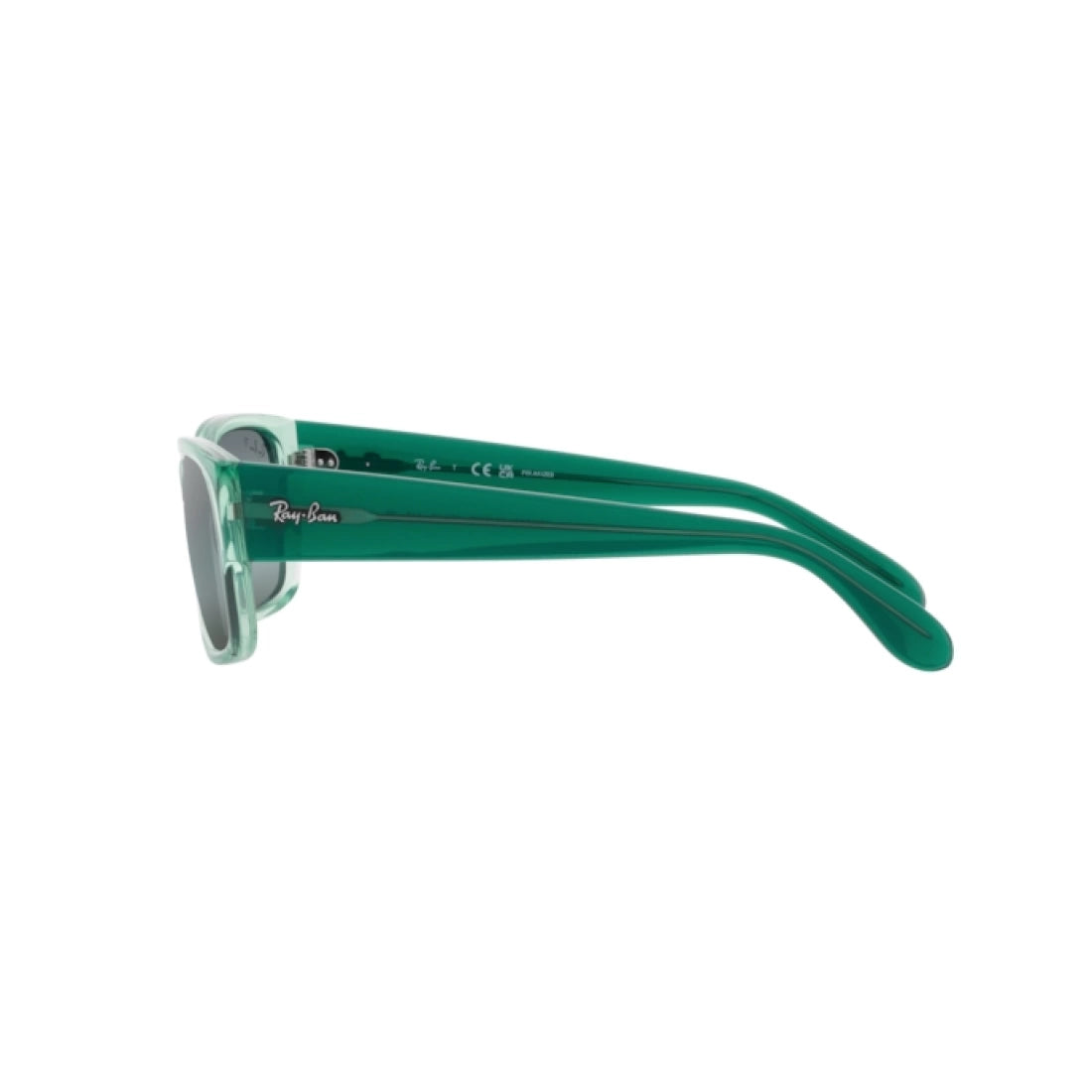 OCCHIALE DA SOLE UNISEX RAY-BAN RB 4388 - 6646G6 VERDE TRASPARENTE CALIBRO 55