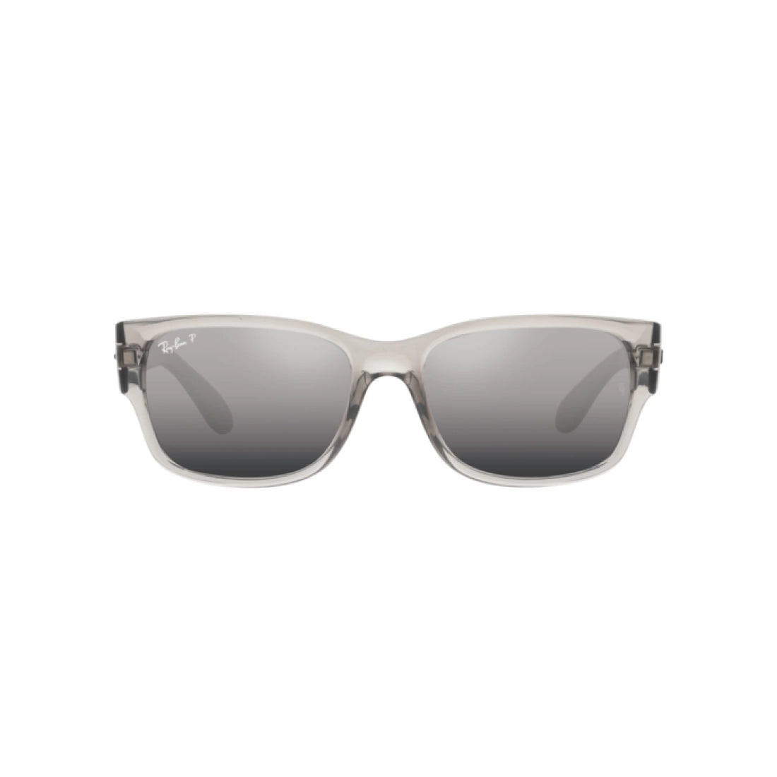 UNISEX SUNGLASSES RAY-BAN RB 4388 - 6647G3 TRANSPARENT GRAY SIZE 55 