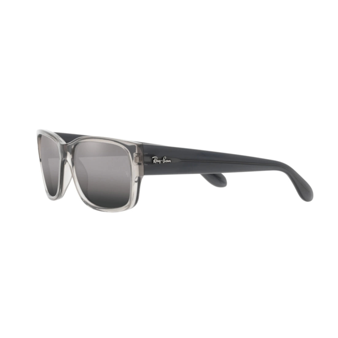 UNISEX SUNGLASSES RAY-BAN RB 4388 - 6647G3 TRANSPARENT GRAY SIZE 55 