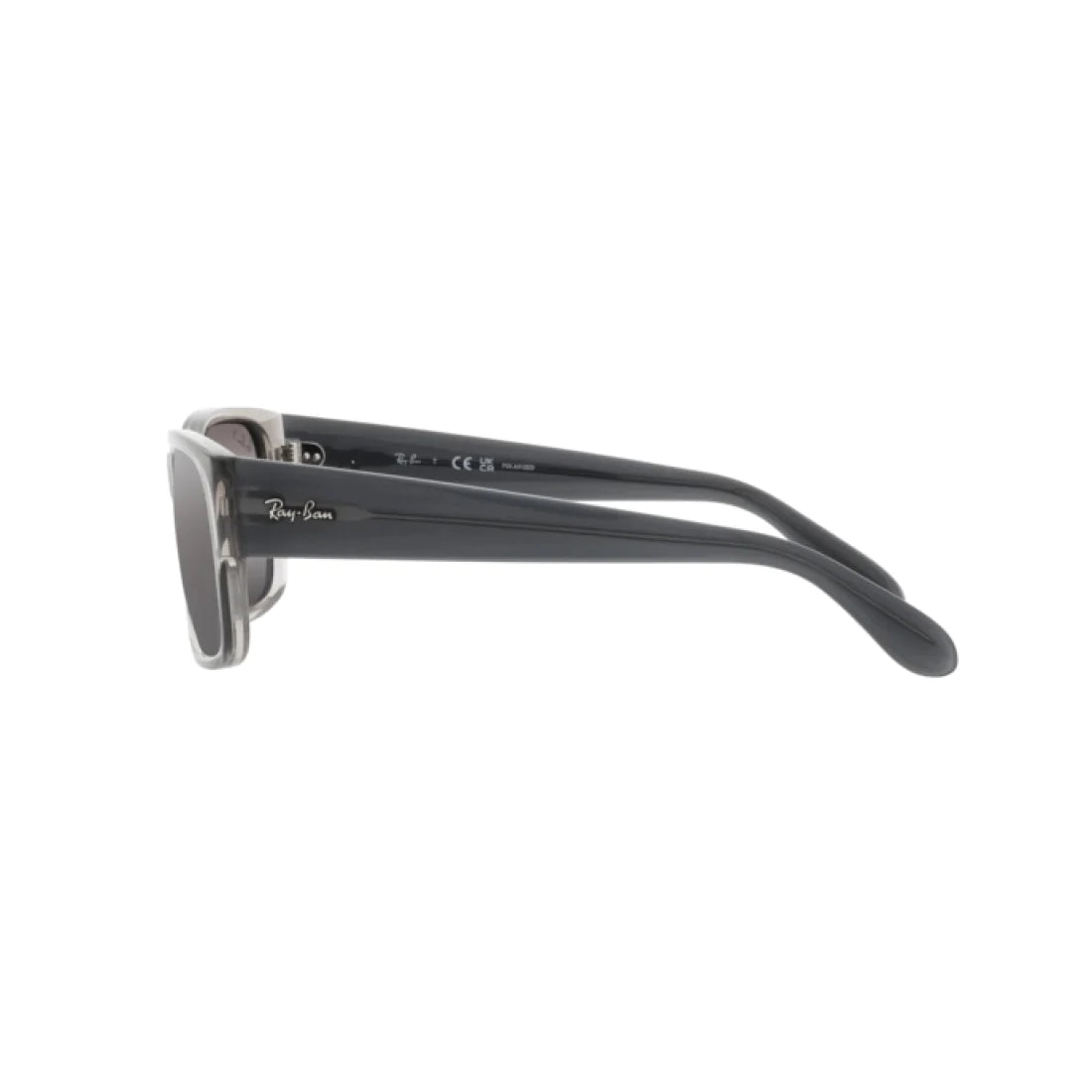 OCCHIALE DA SOLE UNISEX RAY-BAN RB 4388 - 6647G3 GRIGIO TRASPARENTE CALIBRO 58