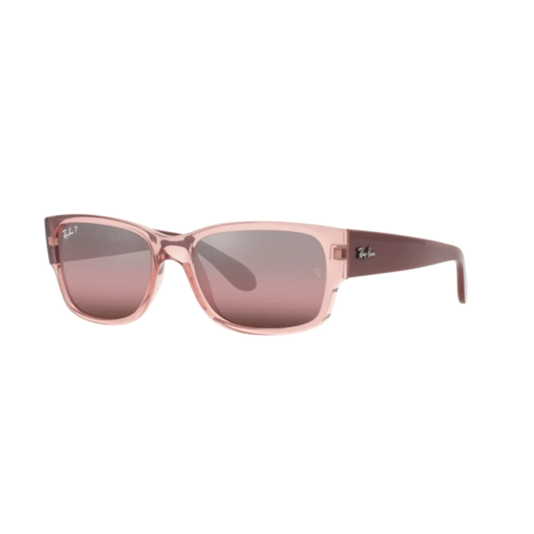 OCCHIALE DA SOLE UNISEX RAY-BAN RB 4388 - 6648G8 ROSA TRASPARENTE CALIBRO 58