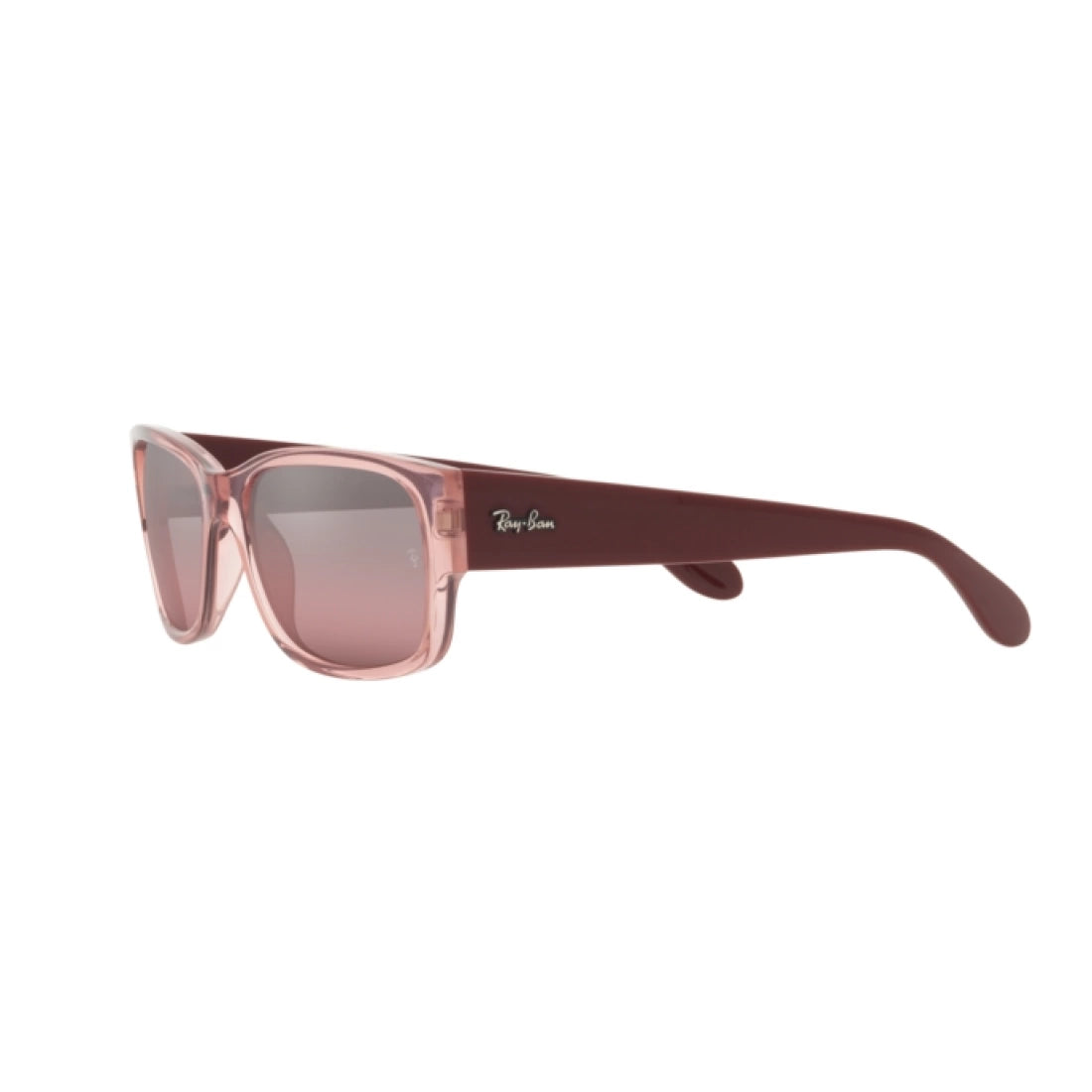 OCCHIALE DA SOLE UNISEX RAY-BAN RB 4388 - 6648G8 ROSA TRASPARENTE CALIBRO 55