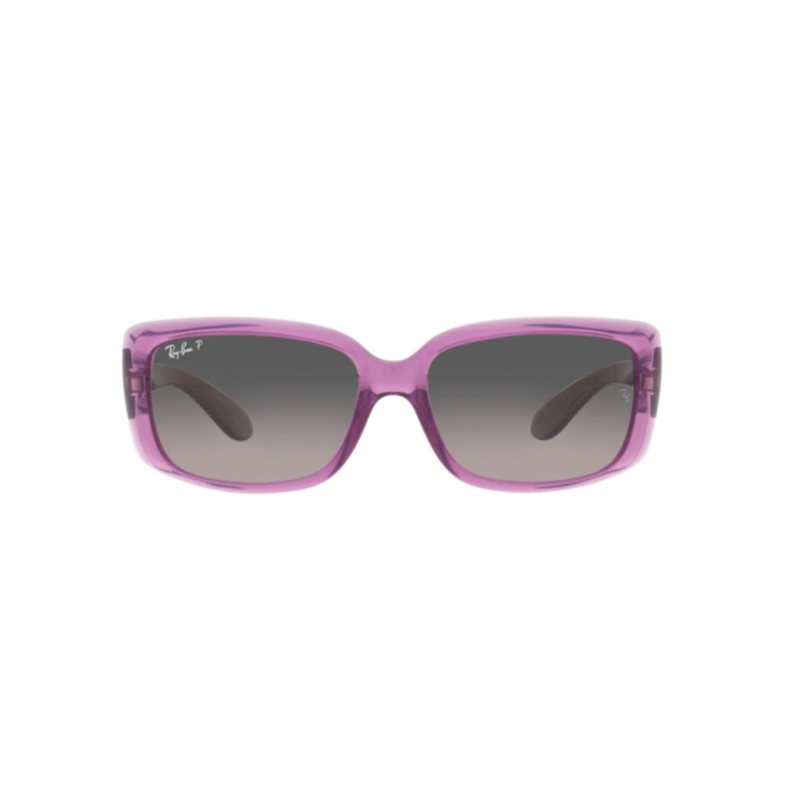 WOMEN'S SUNGLASSES RAY-BAN RB 4389 - 6443M3 TRANSPARENT PURPLE SIZE 55 