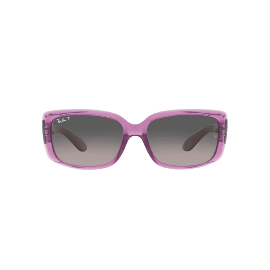 OCCHIALE DA SOLE DONNA RAY-BAN RB 4389 - 6443M3 VIOLA TRASPARENTE CALIBRO 58