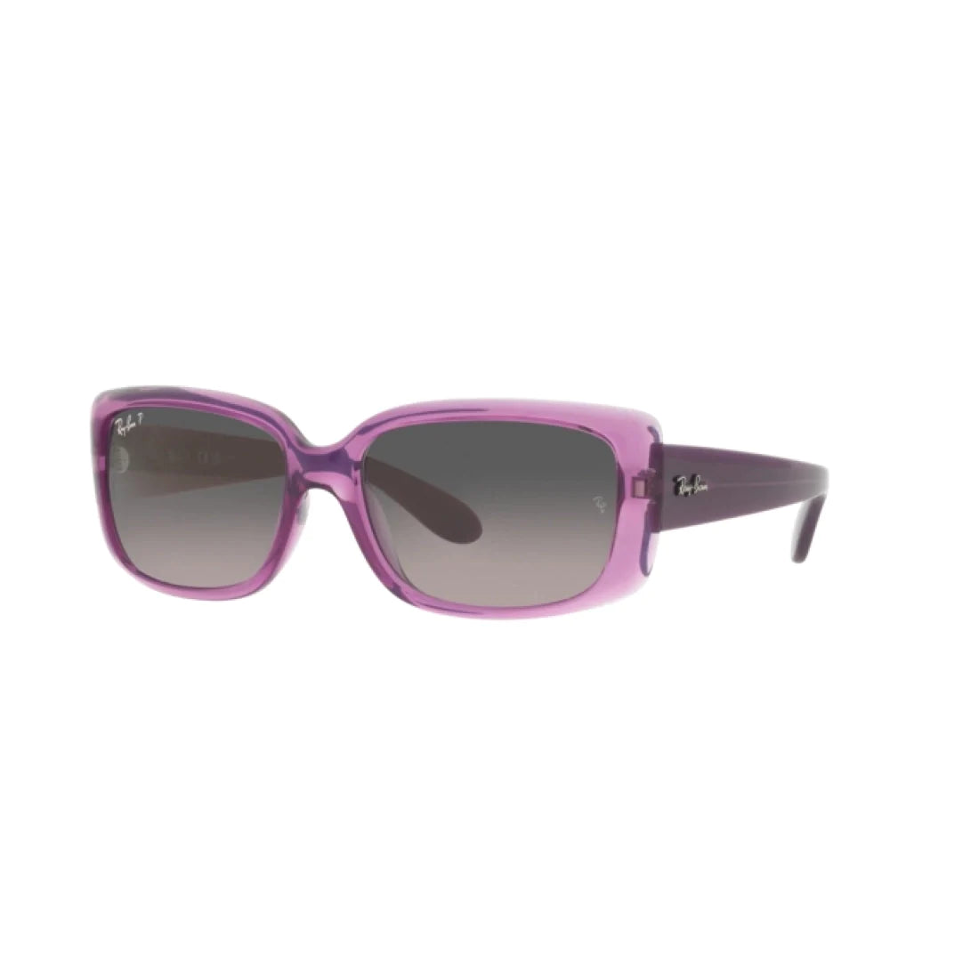 OCCHIALE DA SOLE DONNA RAY-BAN RB 4389 - 6443M3 VIOLA TRASPARENTE CALIBRO 58