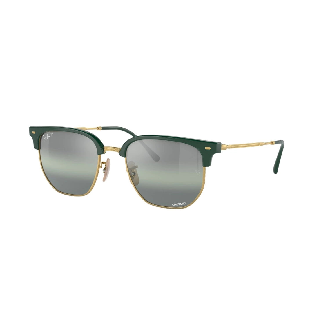 OCCHIALI DA SOLE UNISEX RAY-BAN RB 4416 NEW CLUBMASTER 6655G4 VERDE SU ORO CALIBRO 51