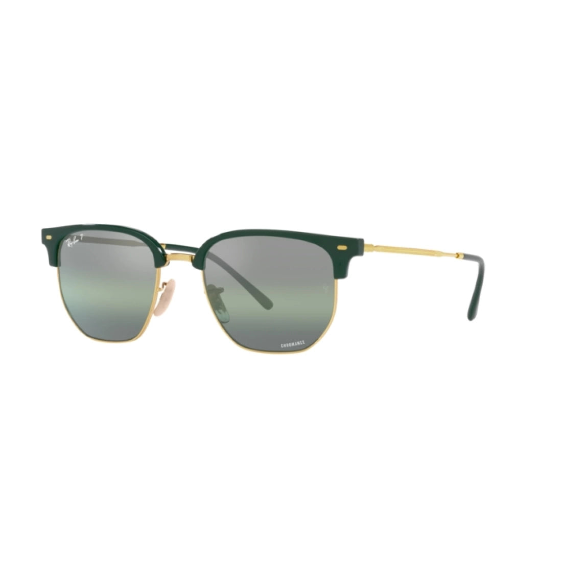OCCHIALI DA SOLE UNISEX RAY-BAN RB 4416 NEW CLUBMASTER 6655G4 VERDE SU ORO CALIBRO 51