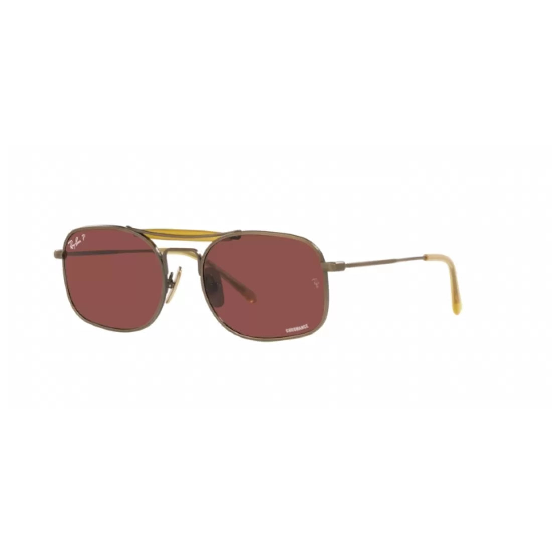 UNISEX SUNGLASSES RAY-BAN RB 8062 - 9207AL ANTIQUE GOLD DEMI GLOSS 