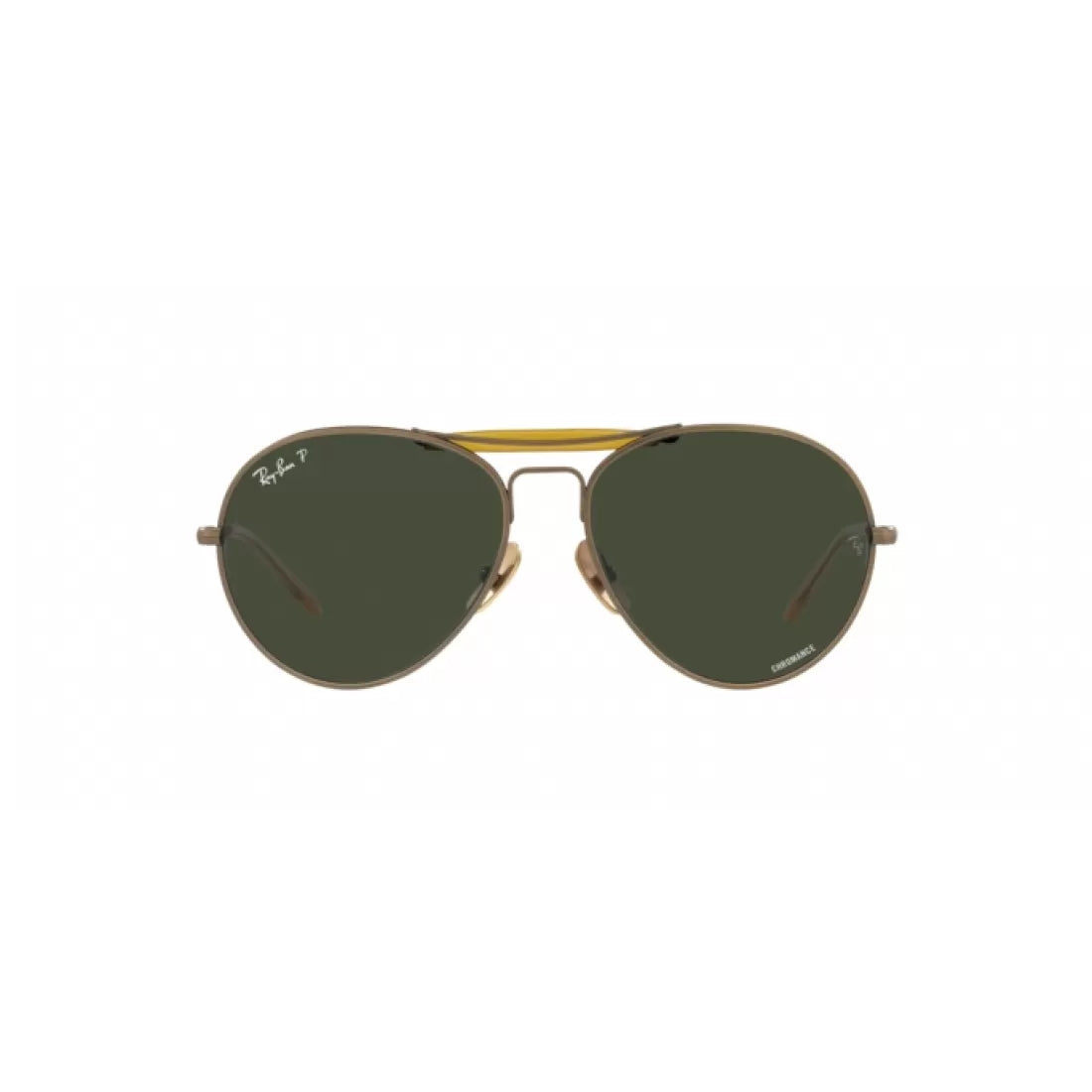 UNISEX SUNGLASSES RAY-BAN RB 8063 - 9207P1 ANTIQUE GOLD DEMI GLOSS 