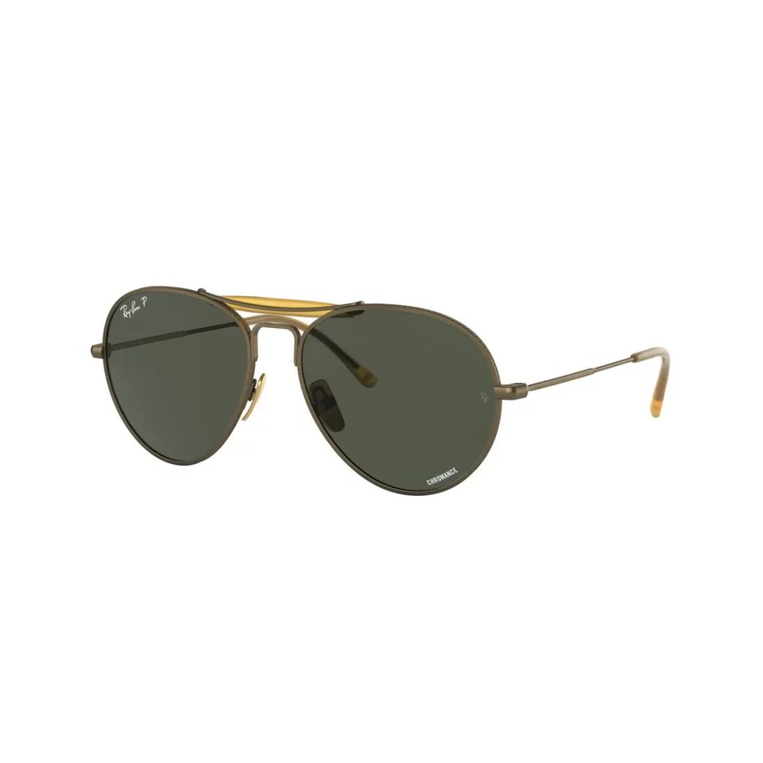 UNISEX SUNGLASSES RAY-BAN RB 8063 - 9207P1 ANTIQUE GOLD DEMI GLOSS 