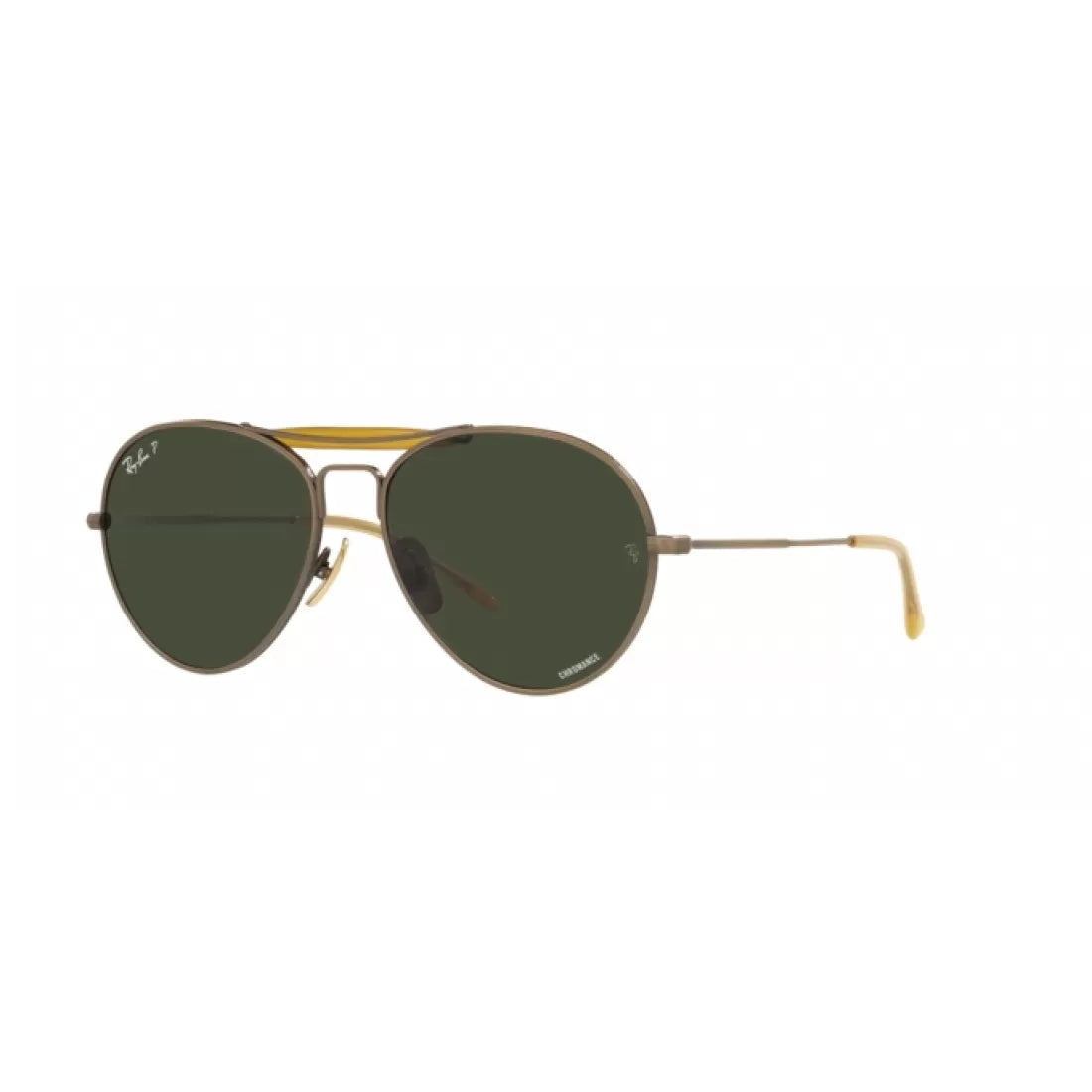 UNISEX SUNGLASSES RAY-BAN RB 8063 - 9207P1 ANTIQUE GOLD DEMI GLOSS 