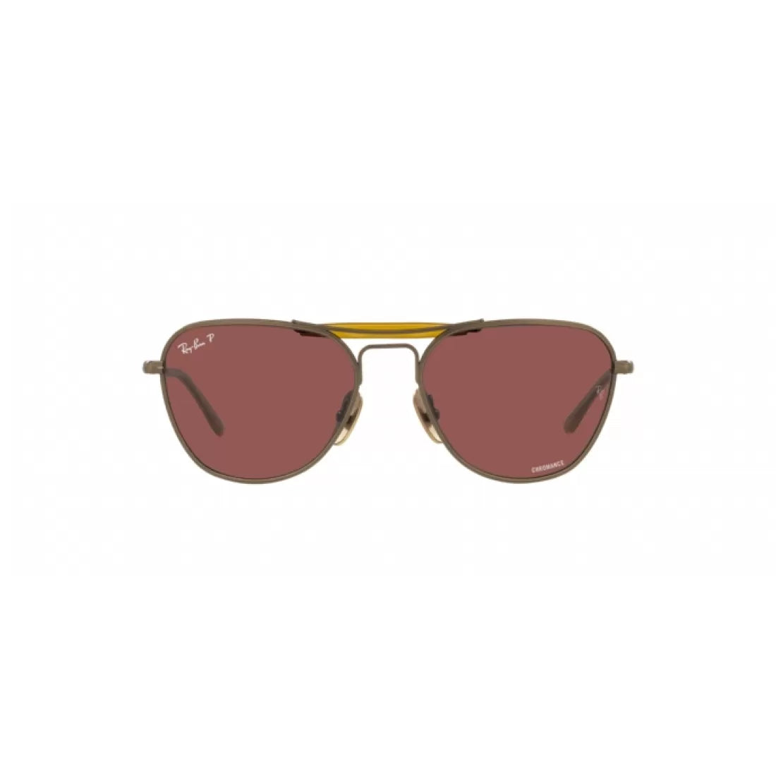 UNISEX SUNGLASSES RAY-BAN RB 8064 - 9207AL ANTIQUE GOLD DEMI GLOSS 