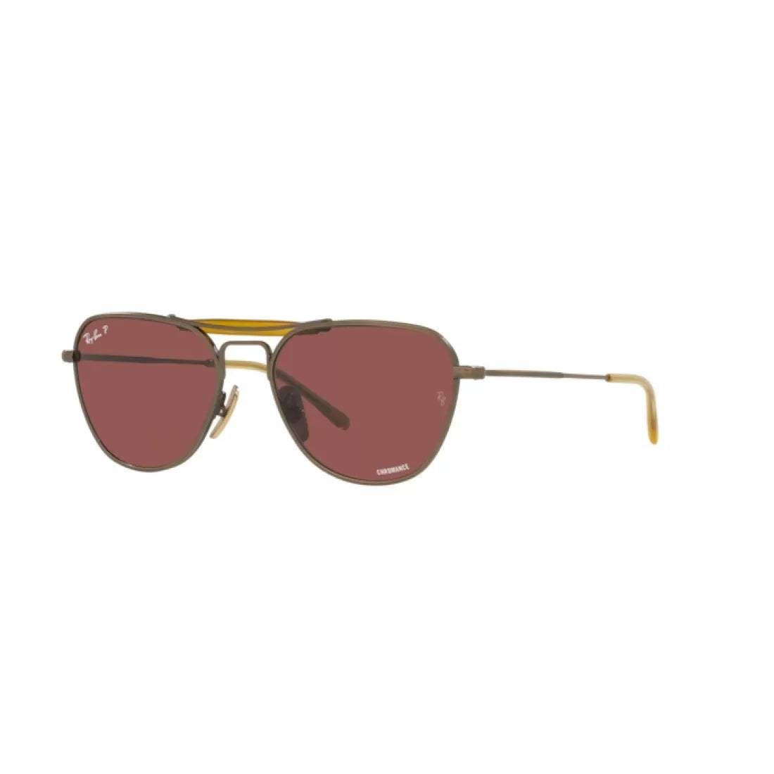 UNISEX SUNGLASSES RAY-BAN RB 8064 - 9207AL ANTIQUE GOLD DEMI GLOSS 