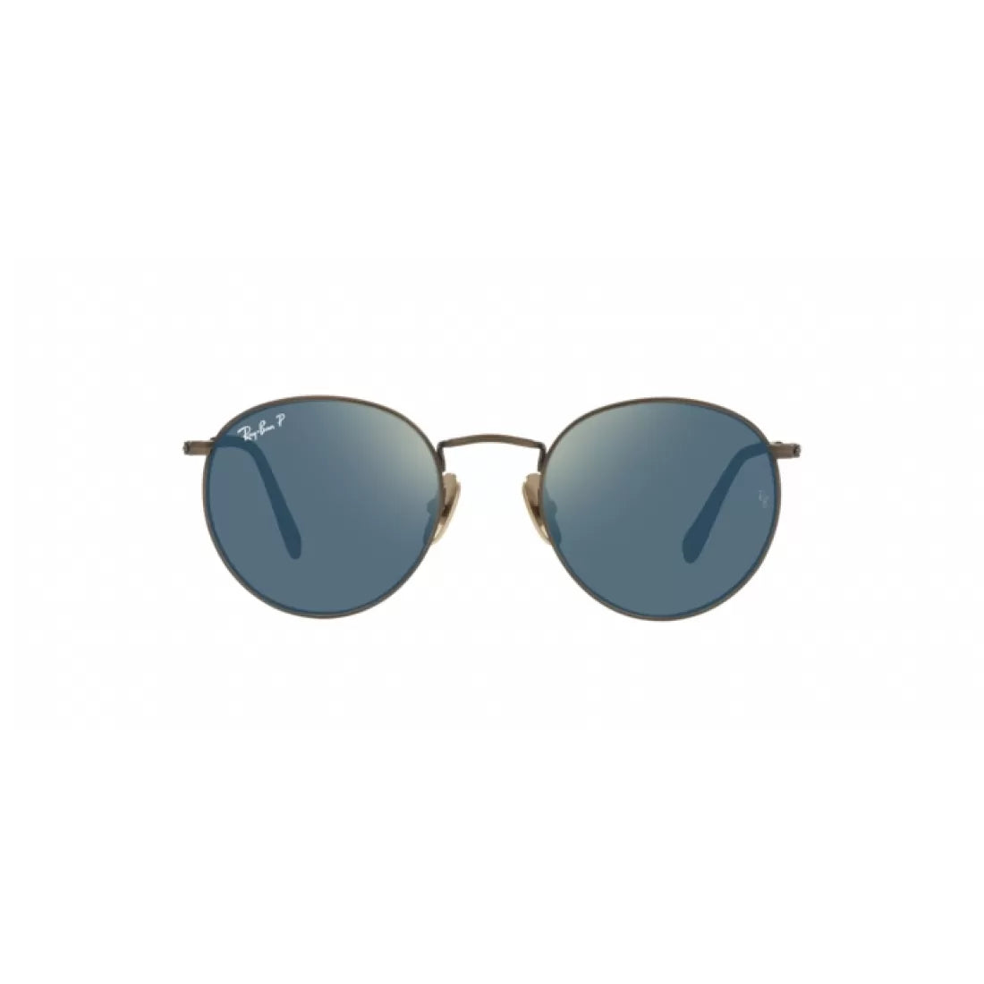 UNISEX SUNGLASSES RAY-BAN RB 8247 ROUND 9207T0 ANTIQUE GOLD DEMIGLOSS CALIBER 50 