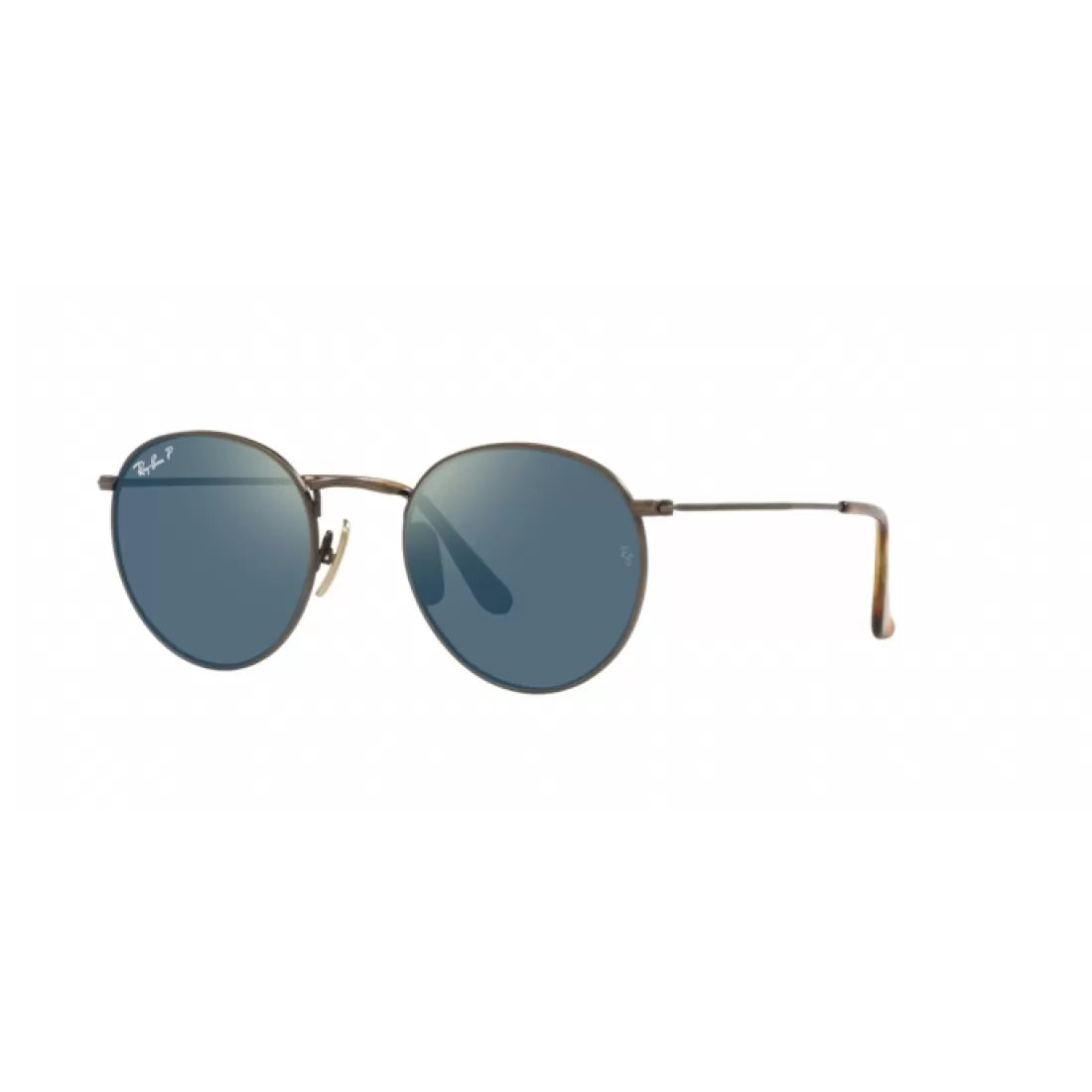 UNISEX SUNGLASSES RAY-BAN RB 8247 ROUND 9207T0 ANTIQUE GOLD DEMIGLOSS CALIBER 47 