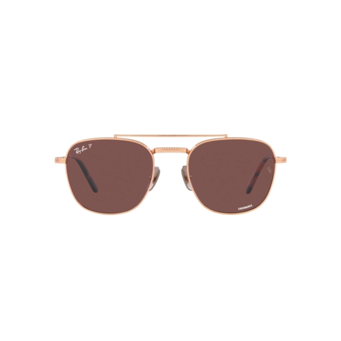 UNISEX SUNGLASSES RAY-BAN RB 8258 FRANK II TITANIUM 3140AF ROSE GOLD CALIBER 51 
