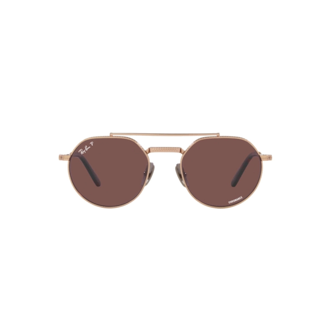UNISEX SUNGLASSES RAY-BAN RB 8265 JACK II TITANIUM 3140AF ROSE GOLD SIZE 53 