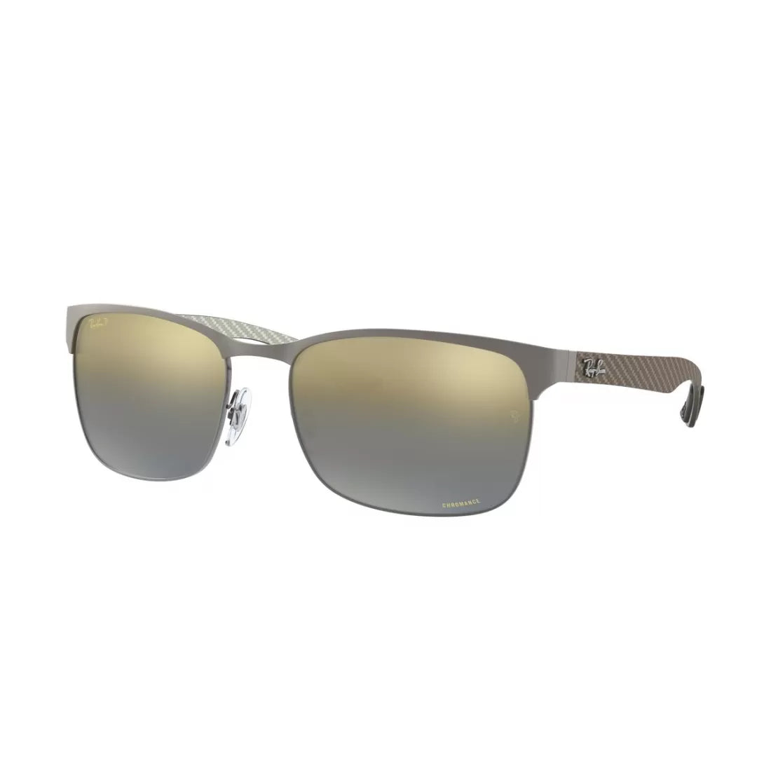 MEN'S SUNGLASSES RAY-BAN RB 8319CH - 9075J0 GUN METAL ON MATT GUN METAL 