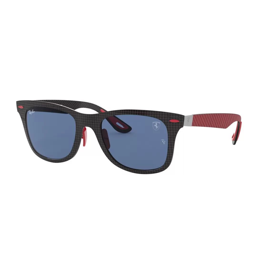 UNISEX SUNGLASSES RAY-BAN RB 8395M - F05580 MAT CARBON MAT ALLUTEX RED 