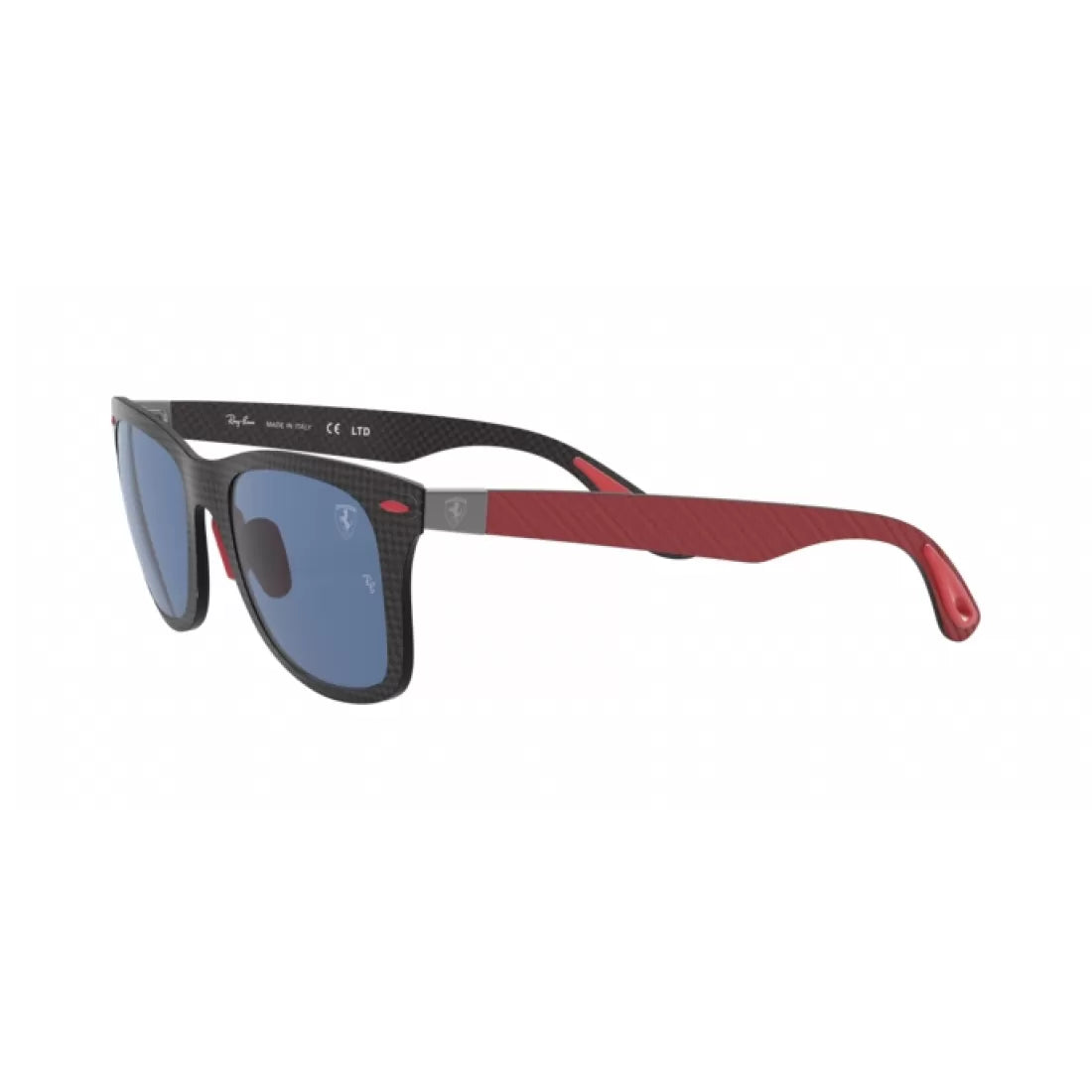UNISEX SUNGLASSES RAY-BAN RB 8395M - F05580 MAT CARBON MAT ALLUTEX RED 