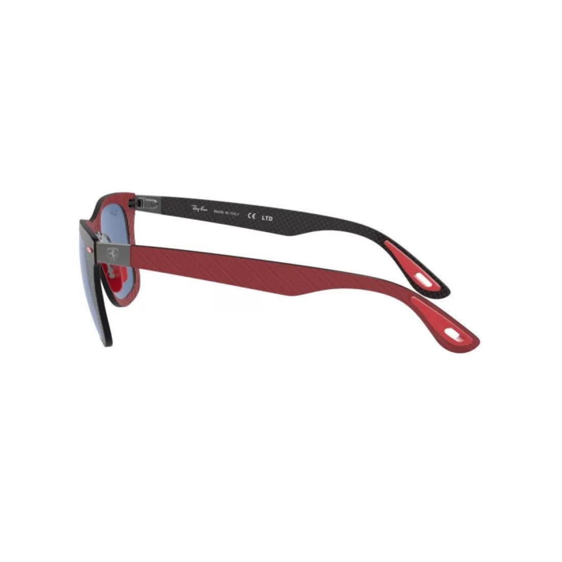 UNISEX SUNGLASSES RAY-BAN RB 8395M - F05580 MAT CARBON MAT ALLUTEX RED 
