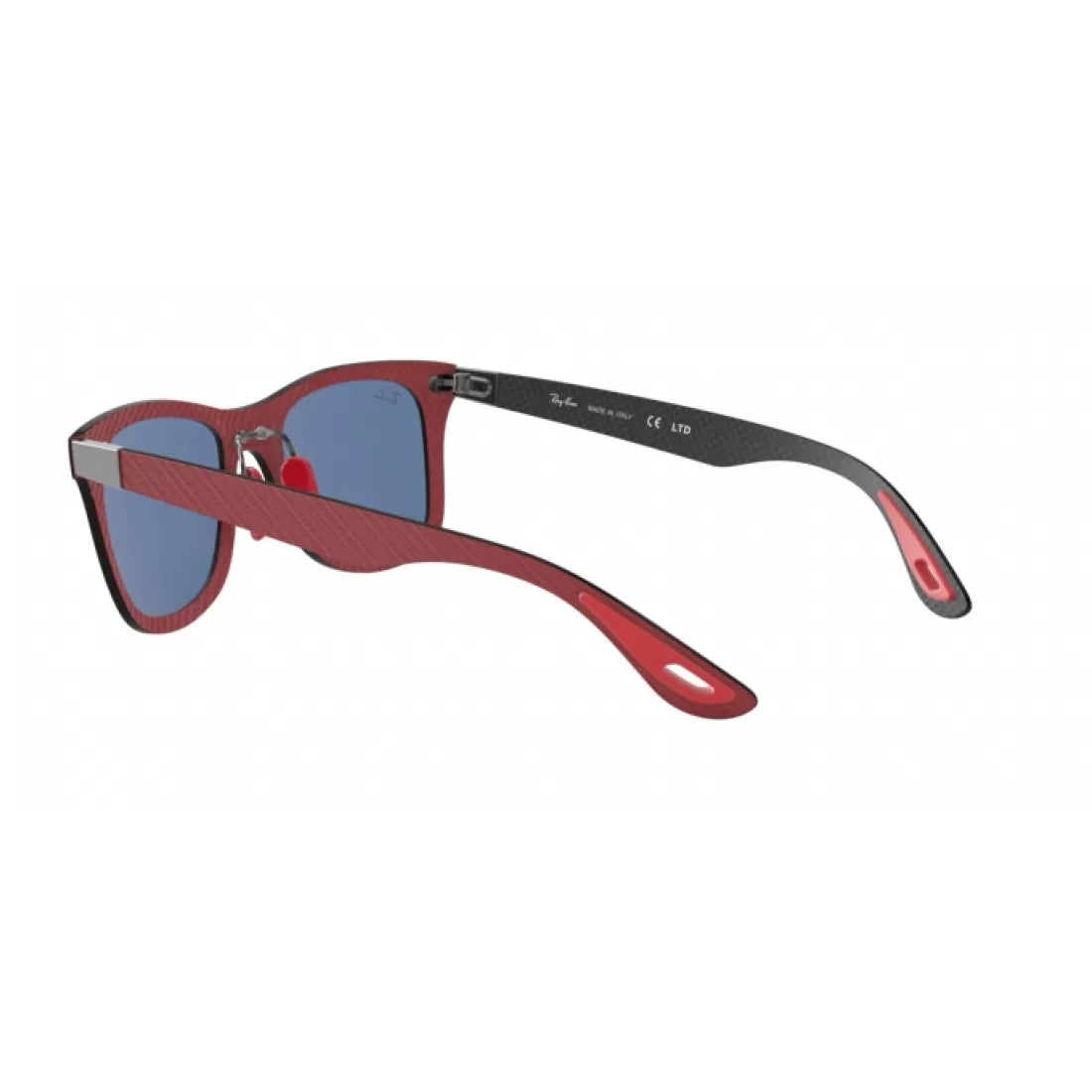 UNISEX SUNGLASSES RAY-BAN RB 8395M - F05580 MAT CARBON MAT ALLUTEX RED 