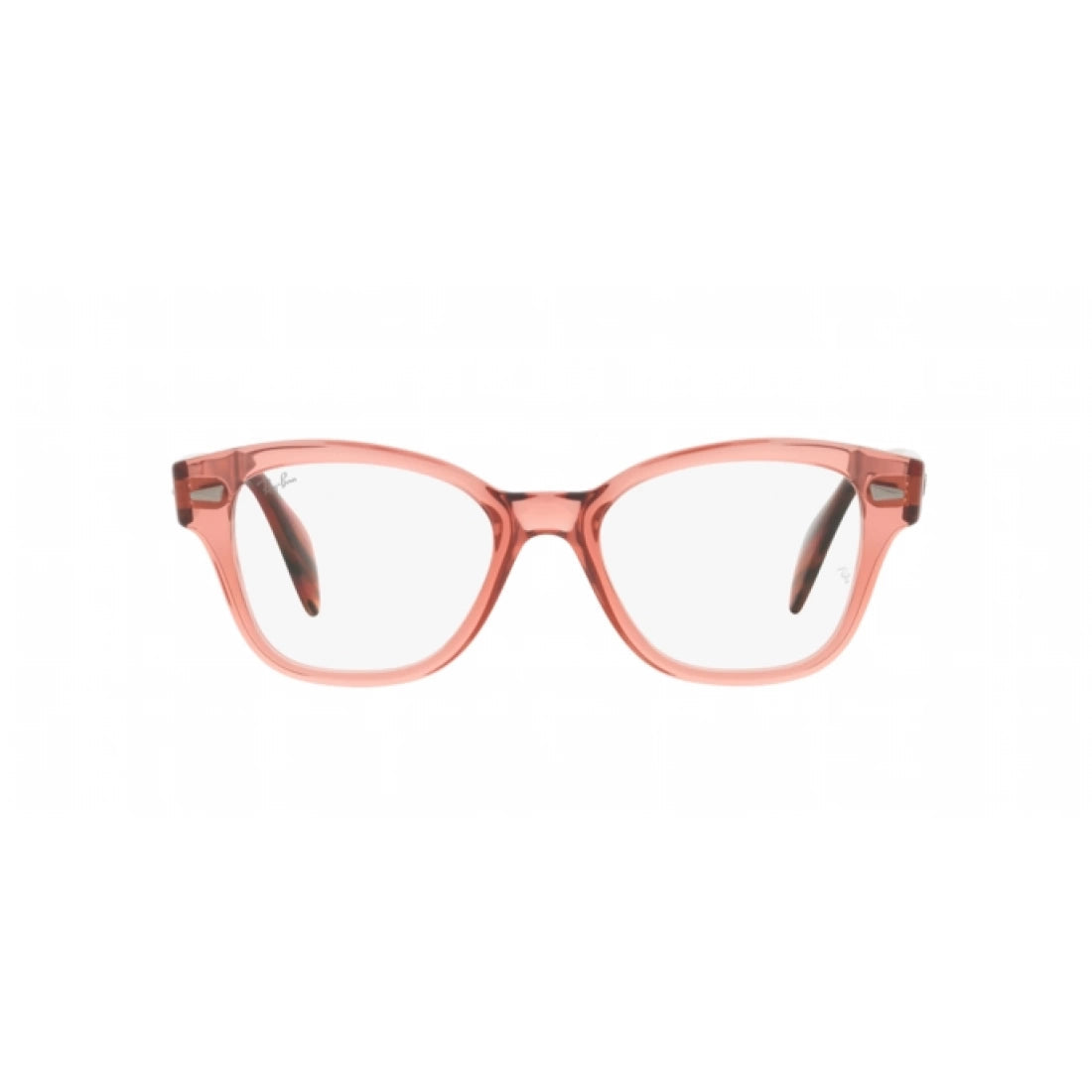 UNISEX EYEGLASSES RAY-BAN RX 0880 - 8177 TRANSPARENT PINK SIZE 52 