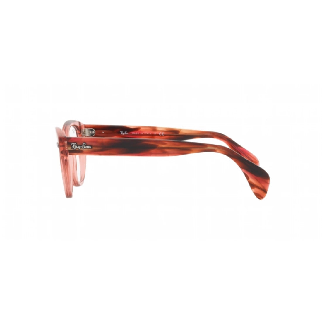 UNISEX EYEGLASSES RAY-BAN RX 0880 - 8177 TRANSPARENT PINK SIZE 49 