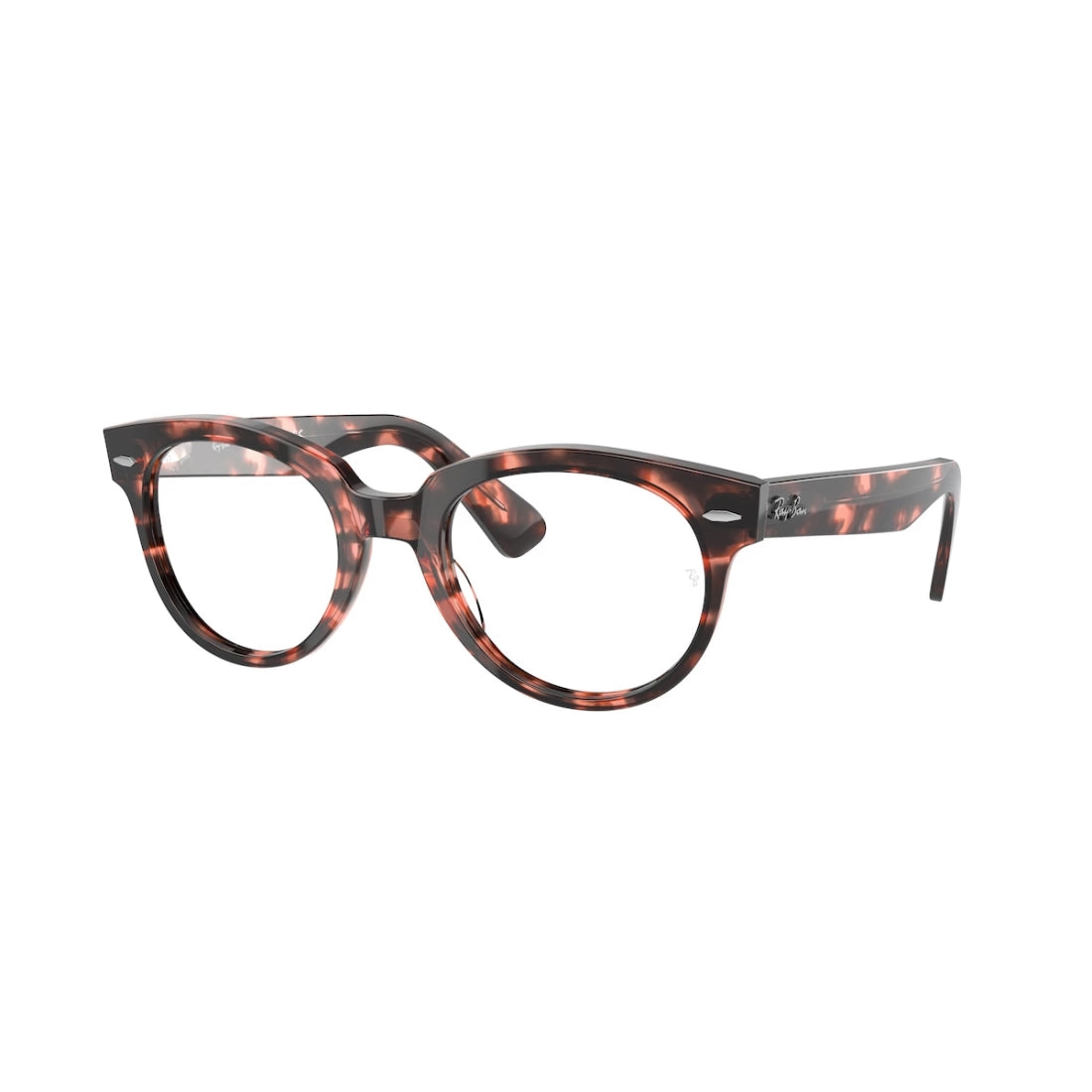 UNISEX EYEGLASSES RAY-BAN RX 2199V - 8118 PINK HAVANA CALIBER 50 