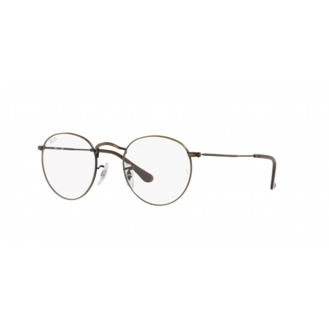 UNISEX EYEGLASSES RAY-BAN RX 3447V ROUND METAL 3117 ANTIQUE GOLD CALIBER 47 