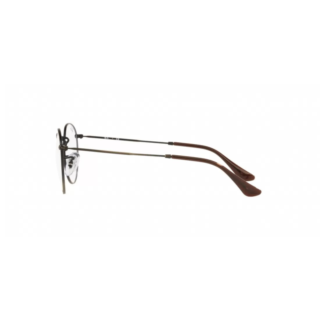 UNISEX EYEGLASSES RAY-BAN RX 3447V ROUND METAL 3117 ANTIQUE GOLD CALIBER 47 