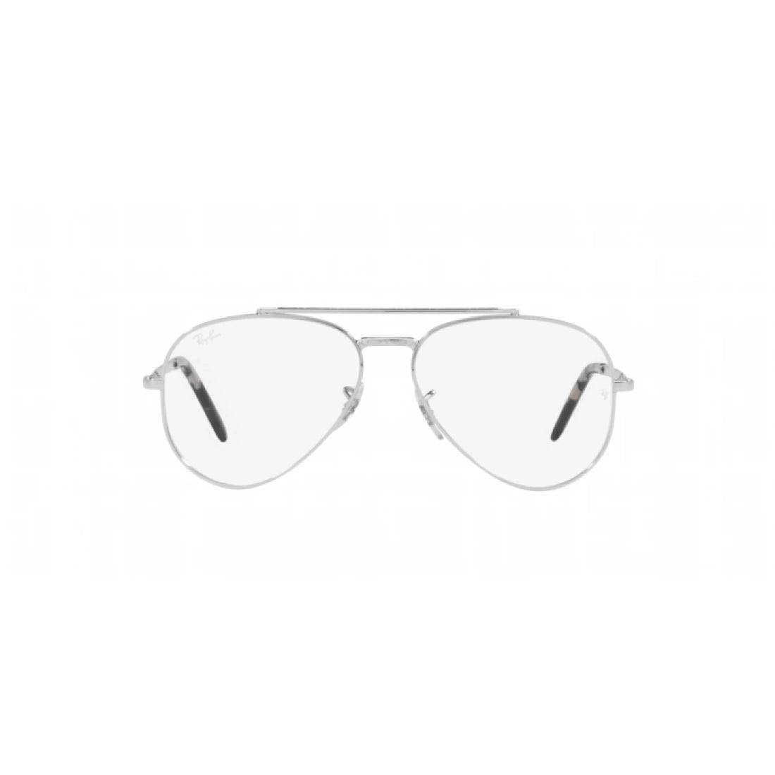 OCCHIALE DA VISTA UNISEX RAY-BAN RX 3625V NEW AVIATOR 2501 D'ARGENTO CALIBRO 55