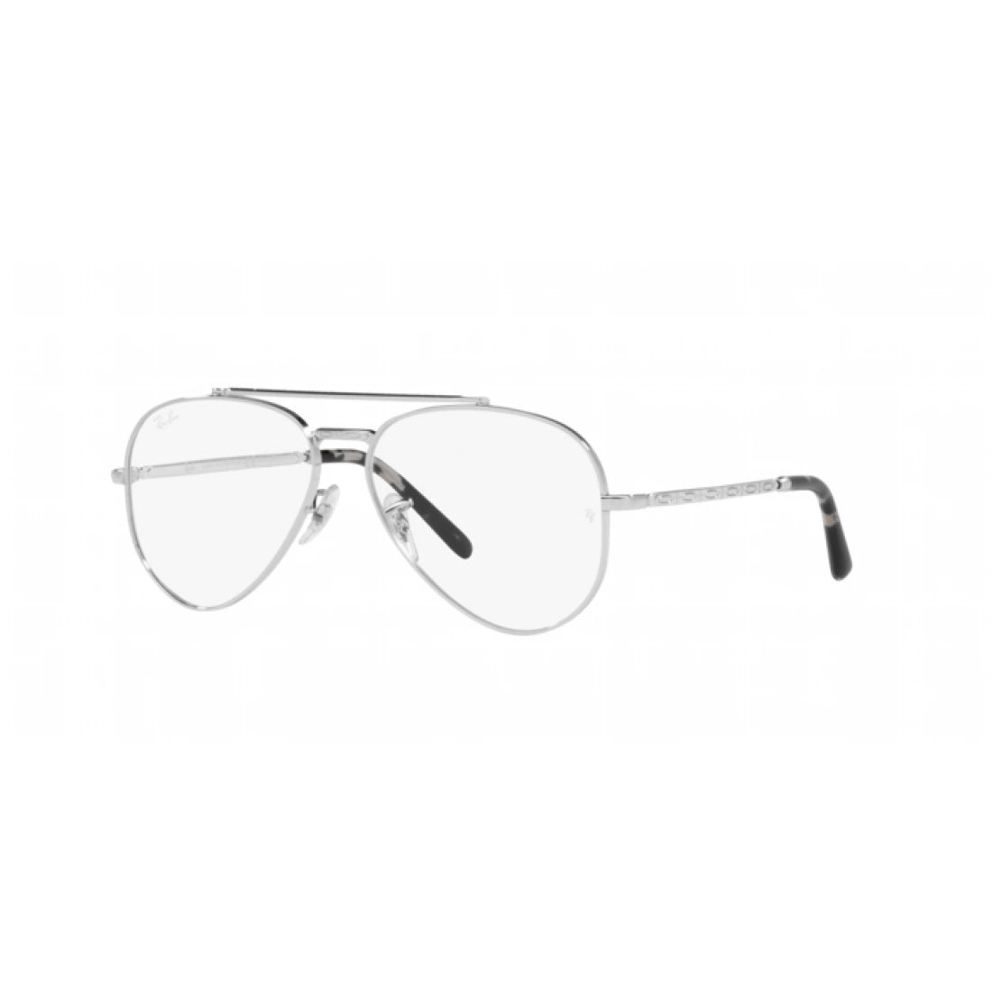 OCCHIALE DA VISTA UNISEX RAY-BAN RX 3625V NEW AVIATOR 2501 D'ARGENTO CALIBRO 55