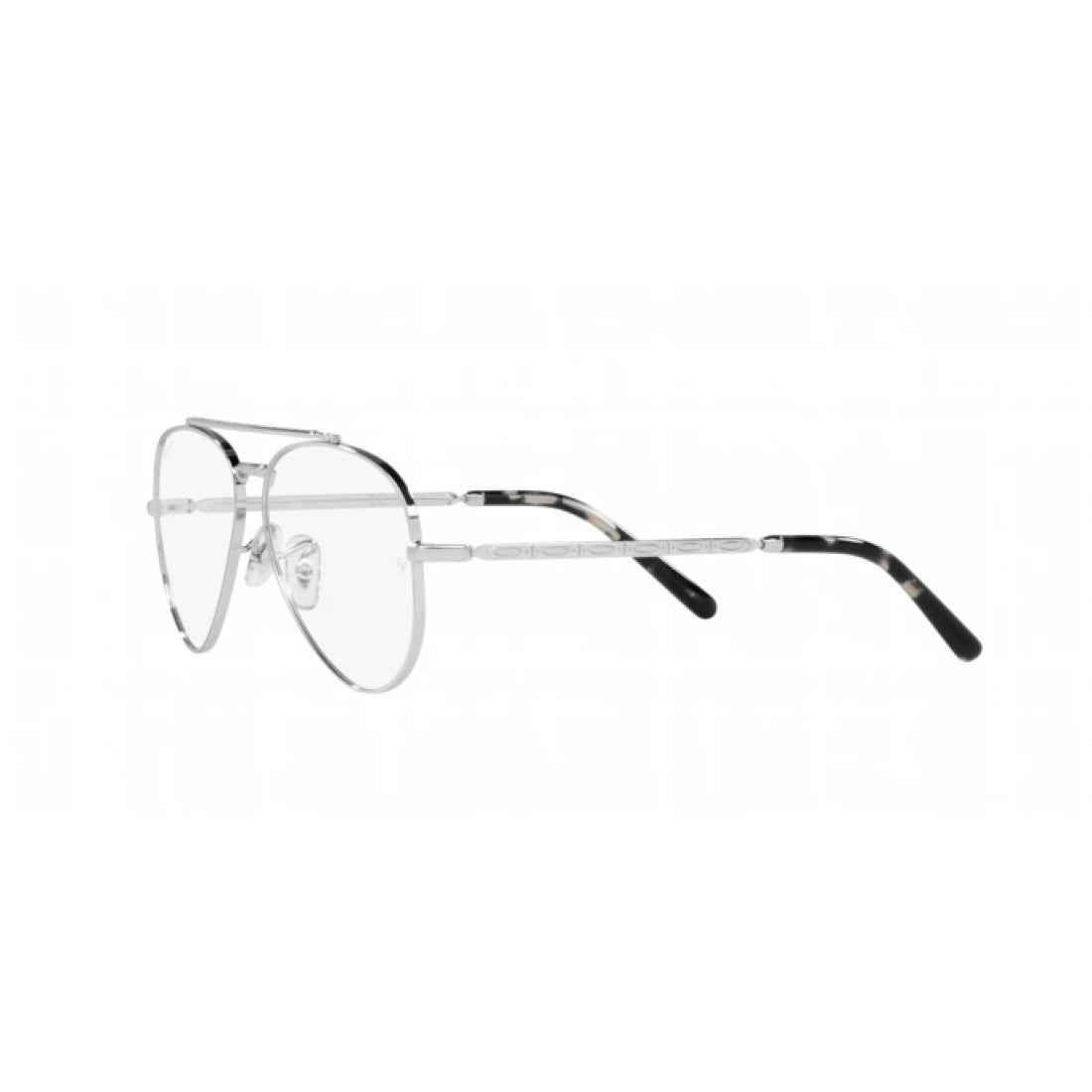 OCCHIALE DA VISTA UNISEX RAY-BAN RX 3625V NEW AVIATOR 2501 D'ARGENTO CALIBRO 55