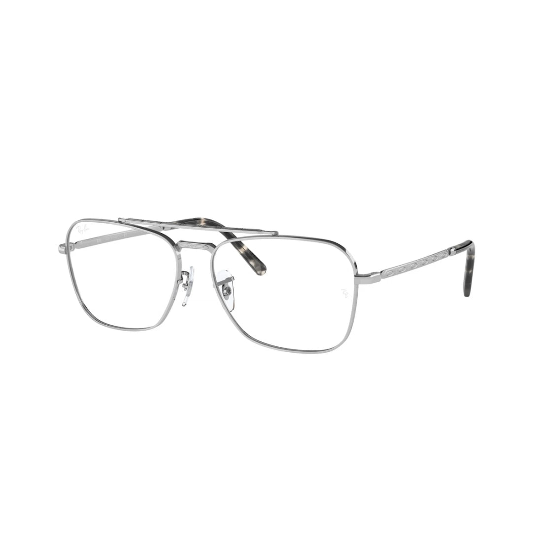 UNISEX EYEGLASSES RAY-BAN RX 3636V NEW CARAVAN 2501 SILVER CALIBER 58 
