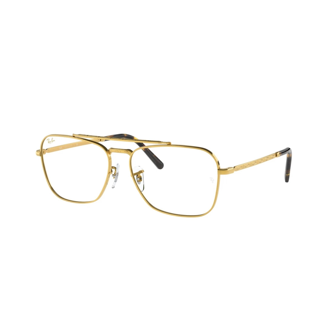 UNISEX EYEGLASSES RAY-BAN RX 3636V NEW CARAVAN 3086 GOLDEN LEGEND CALIBER 55 