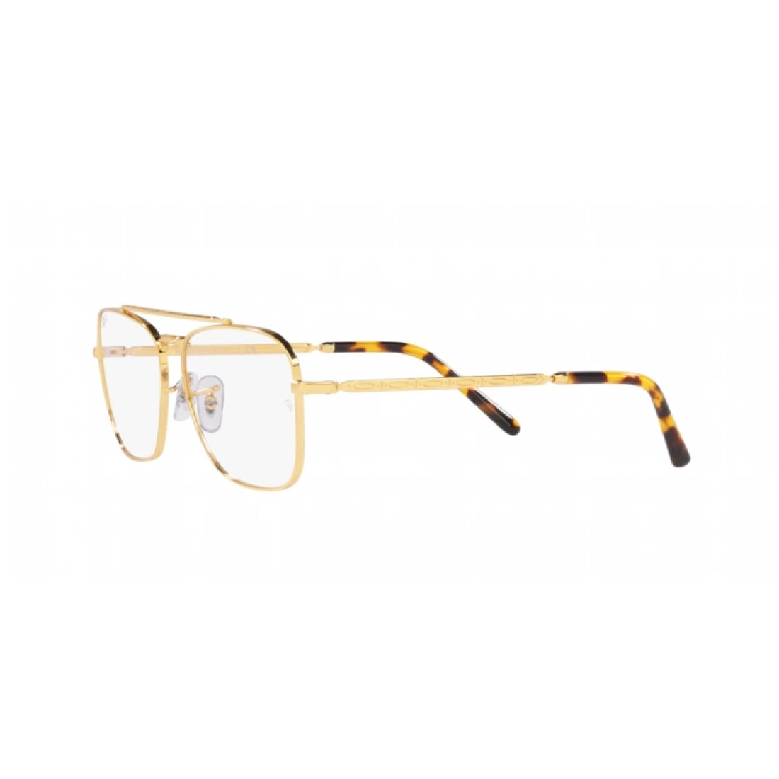 UNISEX EYEGLASSES RAY-BAN RX 3636V NEW CARAVAN 3086 GOLDEN LEGEND CALIBER 55 