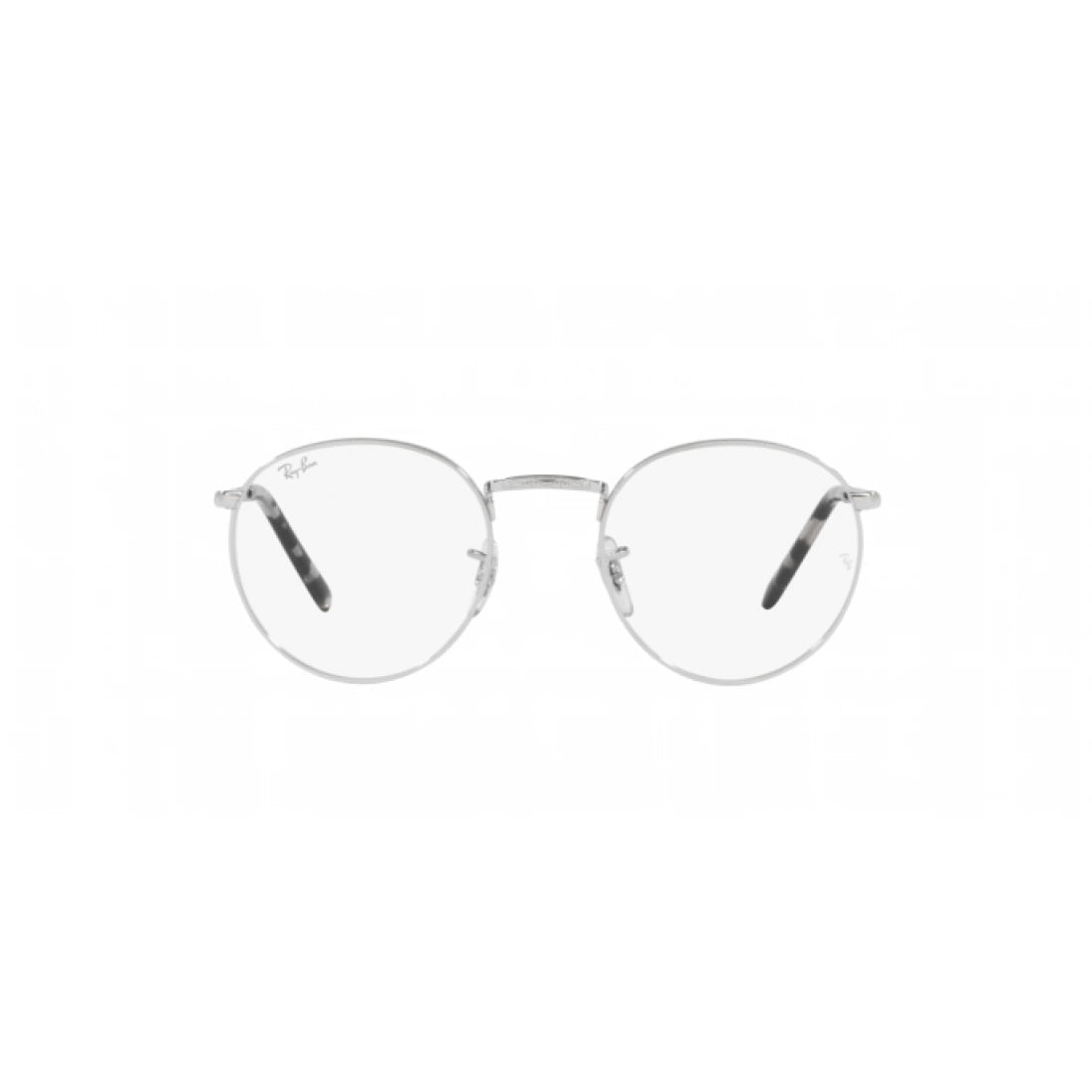 UNISEX EYEGLASSES RAY-BAN RX 3637V NEW ROUND 2501 SILVER CALIBER 50 