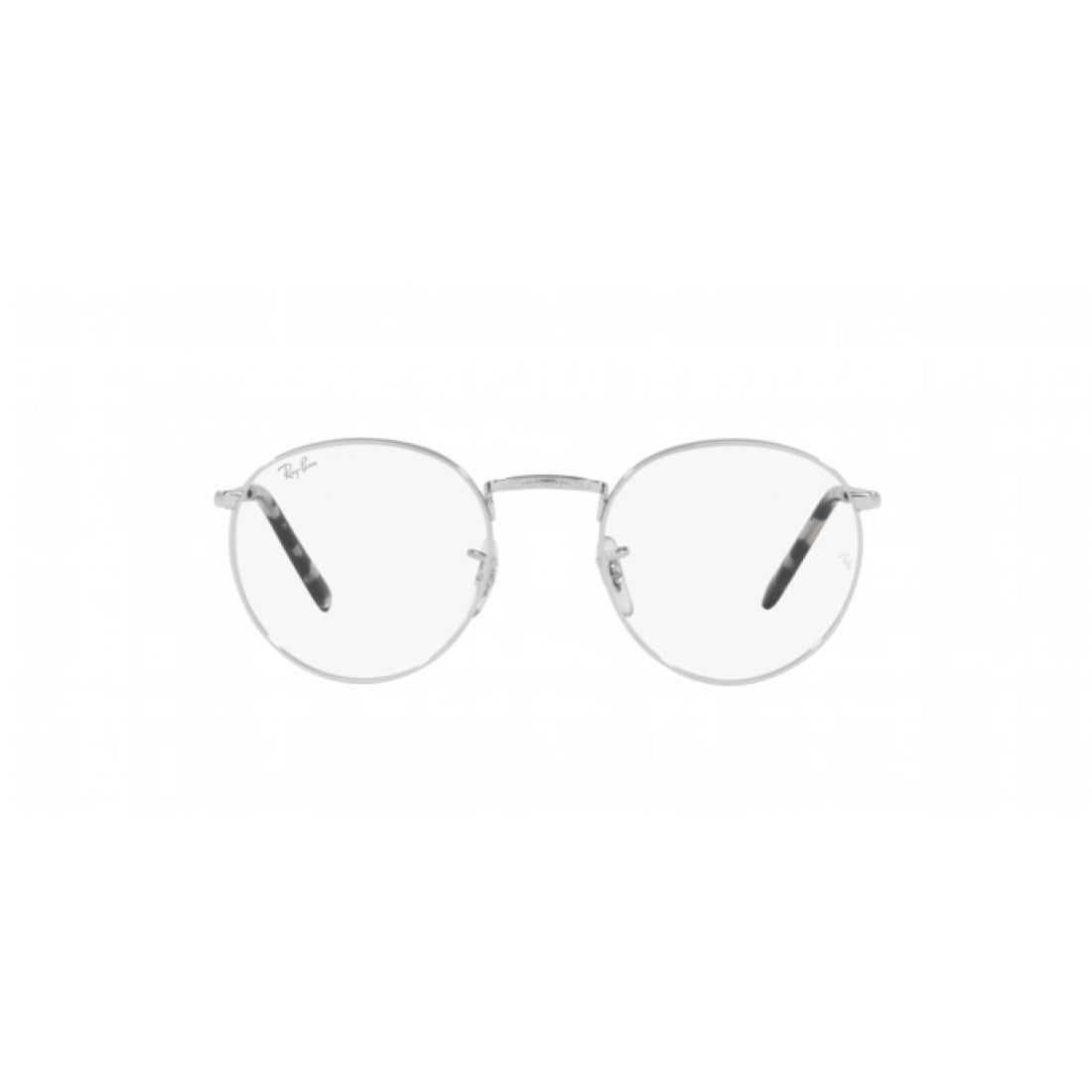 UNISEX EYEGLASSES RAY-BAN RX 3637V NEW ROUND 2501 SILVER CALIBER 47 