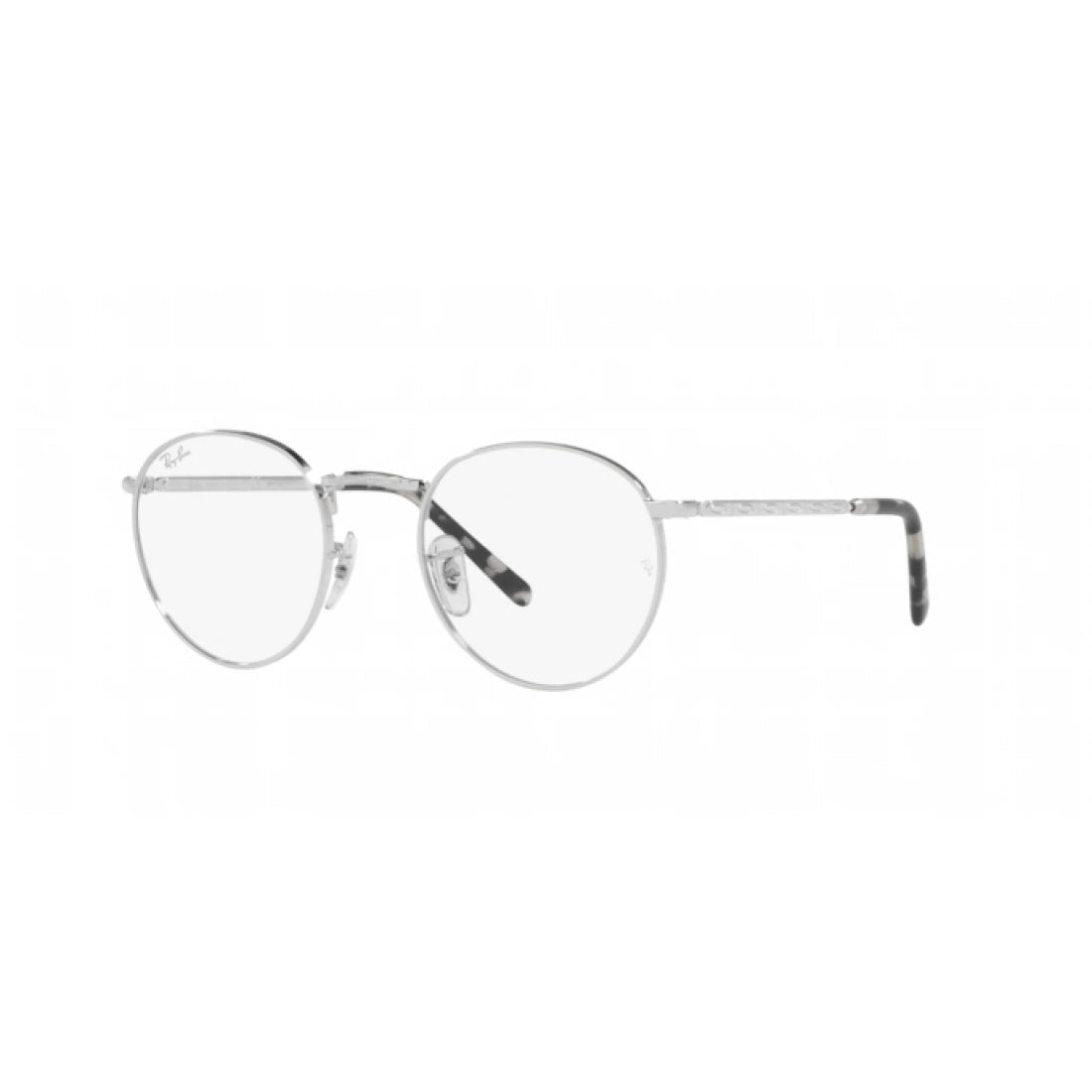 UNISEX EYEGLASSES RAY-BAN RX 3637V NEW ROUND 2501 SILVER CALIBER 53 