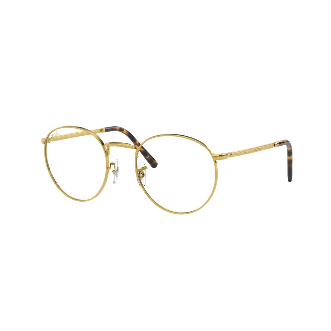 UNISEX EYEGLASSES RAY-BAN RX 3637V NEW ROUND 3086 GOLDEN LEGEND CALIBER 47 