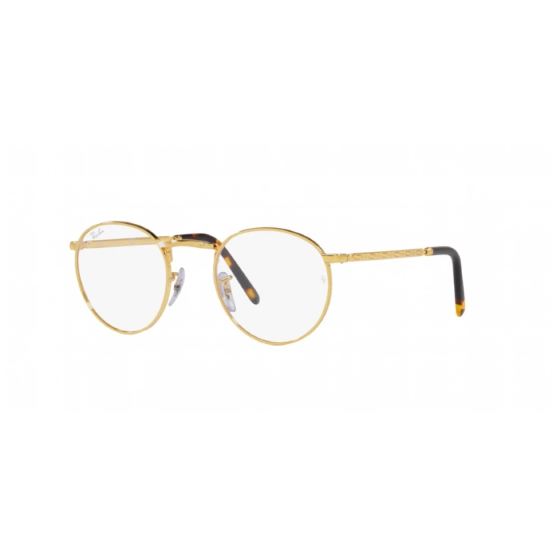 UNISEX EYEGLASSES RAY-BAN RX 3637V NEW ROUND 3086 GOLDEN LEGEND CALIBER 50 